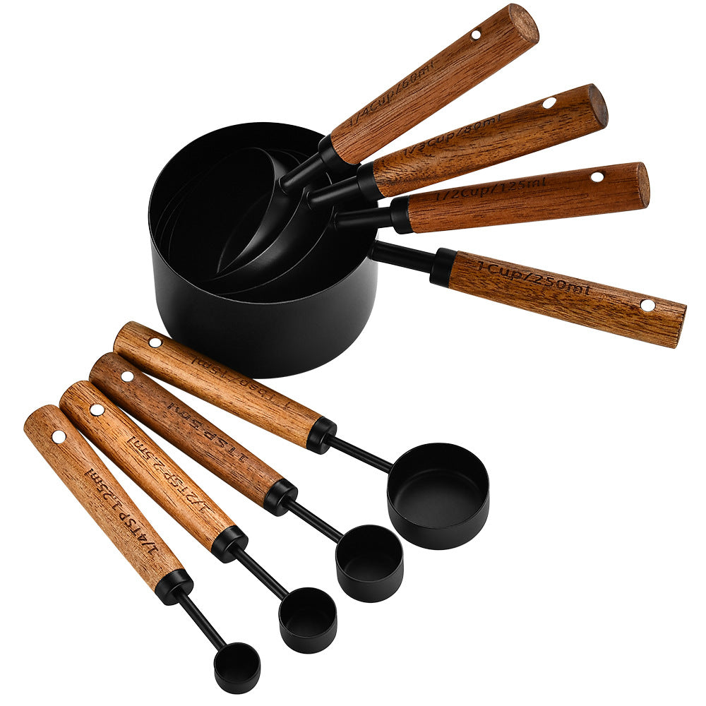 Stainless steel measuring cups and spoons set, product view 10