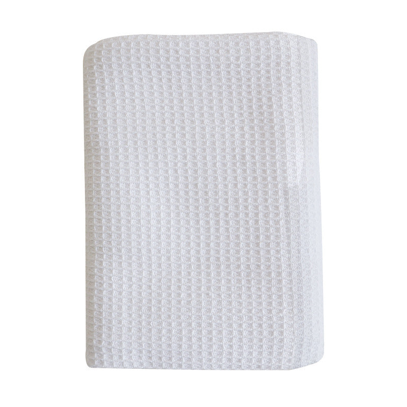 Cotton waffle weave kitchen tea towel set, product view 9