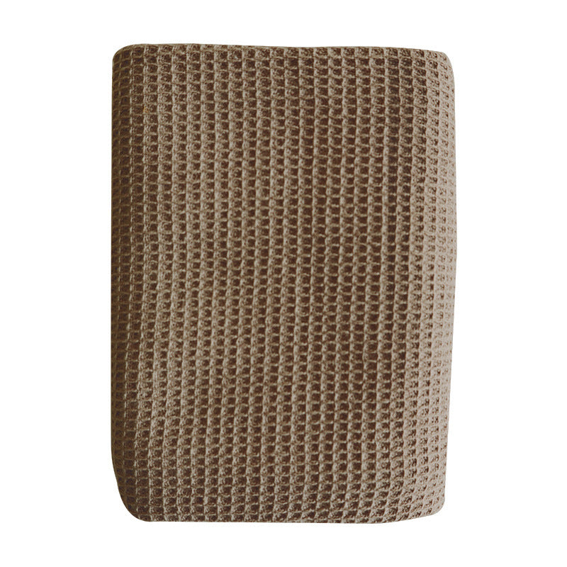 Cotton waffle weave kitchen tea towel set, product view 3