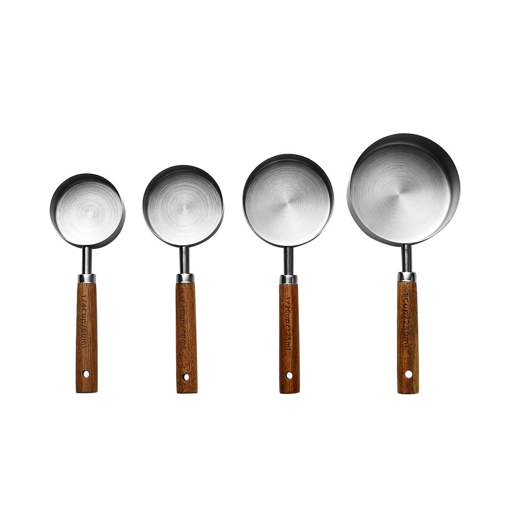 Stainless steel measuring cups and spoons set, product view 5