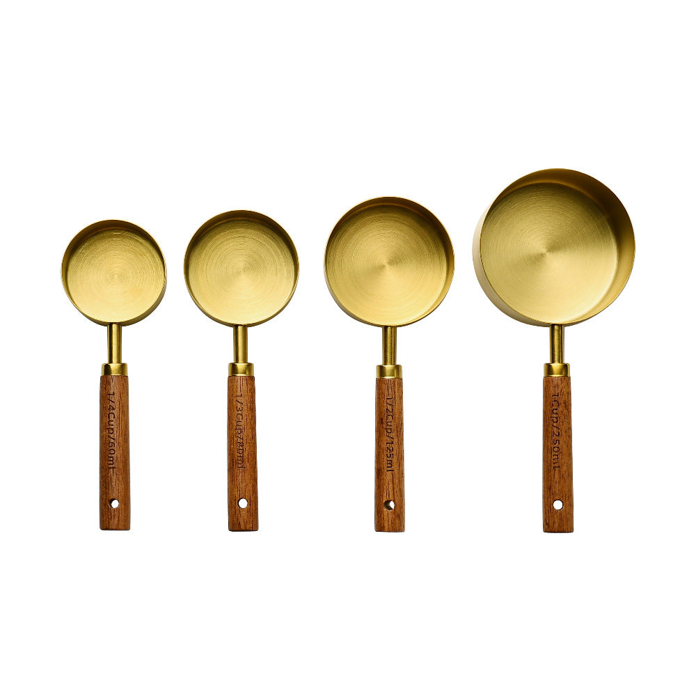 Stainless steel measuring cups and spoons set, product view 7