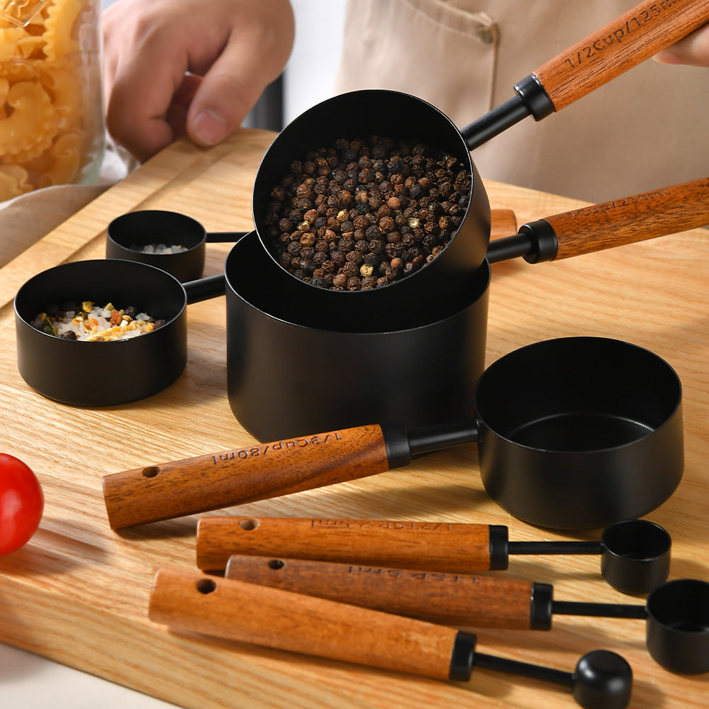Stainless steel measuring cups and spoons set, product view 4